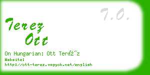 terez ott business card